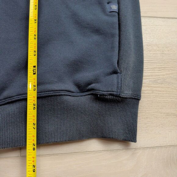 Mack Weldon Ace Hoodie Mens Large Full Zip Navy Blue Stretch Soft Sweatshirt - Picture 6 of 10